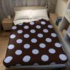 Braun Blaue Punkte Flanelldecke Warm Weich Halloween Weihnachten Sofa Warm Gemütlich Dekorative Deko Geschenk für Alle Jahreszeiten