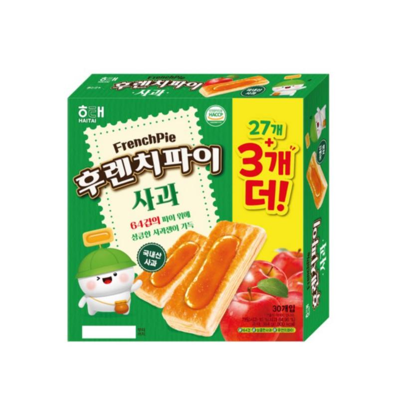 

Haitai French Pie 30 Pieces (384g, Apple / Strawberry Flavor Selection) Apple flavor