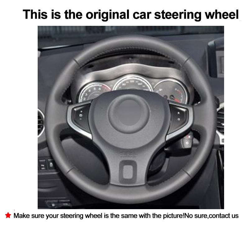Car Auto Steering-Wheel Cover For Renault Koleos 2008-2016 Renault Samsung QM5 2007-2014 Funda Volante 2009 2010 2011 2012 2013