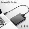 External Hard Drive - UNIONSINE - HD2510 - 4TB - USB 3.0 - Portable 2.5'' Black
