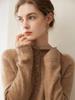 Women's 100% Cashmere Hooded Sweater - Autumn/Winter 2026 Collection - Loose Slimming Knit Pullover Base Layer