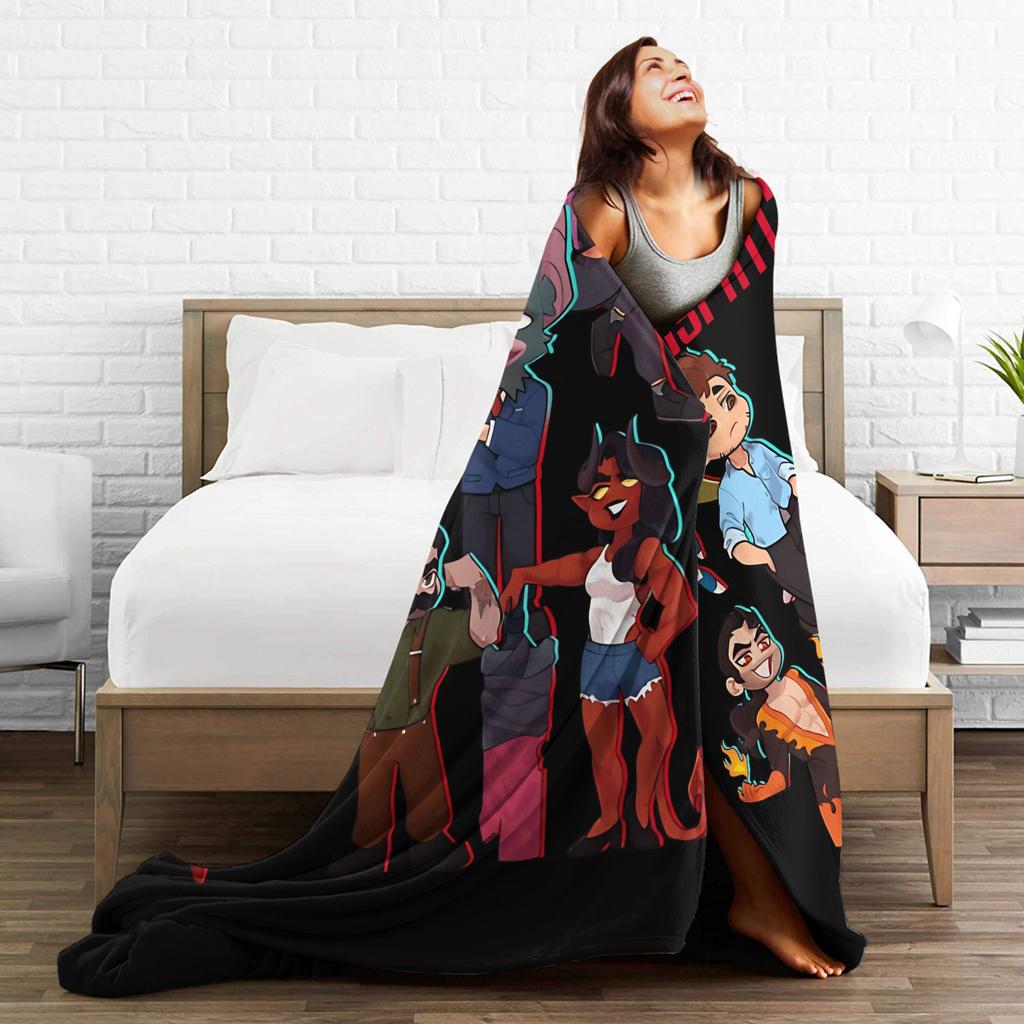 Dispatch Game Blanket  Warm Novelty Plush Bedding Throws For Girls Boys Bedroom Flannel Bedspread Bed Cover