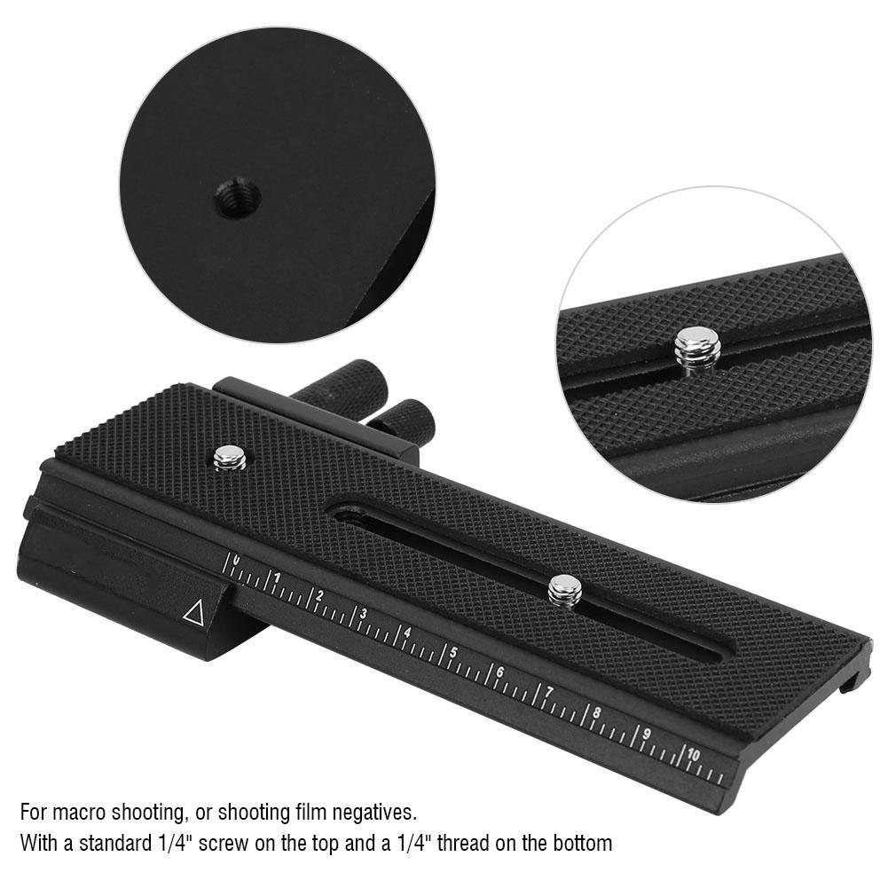 LP 01 Macro Long Focusing ClosE Up Quick Rlease Plate Slide Rail for DSLR Cameras