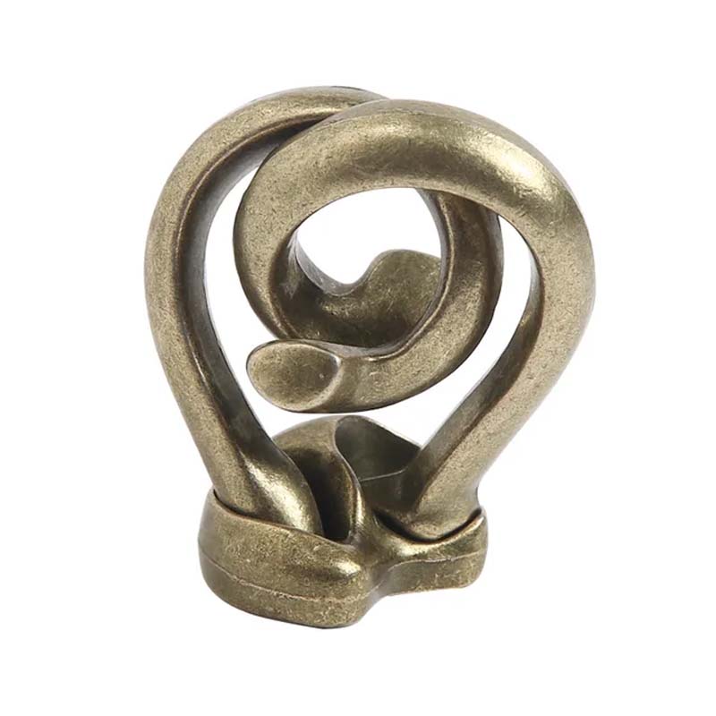 Metal 3D Jigsaw Puzzle Solving Toys Puzzle Unlocking Ring Buckle Children Adult Puzzle Games Leisure Puzzle Games