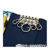 En Key Case 5 Rows Genuine Leather 533602 LANVIN En Bleu Key Ring Included Cowhide Blue [LANVIN Bleu] Men's [17]