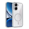 KEYSION Transparent Magnetic Phone Case for Xiaomi POCO X8 Pro Max Silicone+PC HD Clear Shockproof Back Cover for POCO X8 Pro