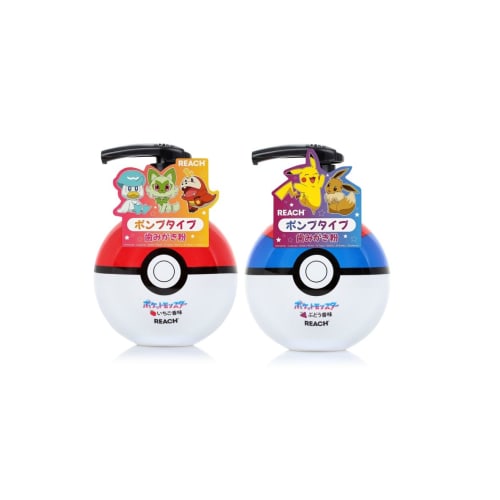 

Reach Kids Pump Toothpaste Grape & Strawberry Flavor 250g Monster Ball