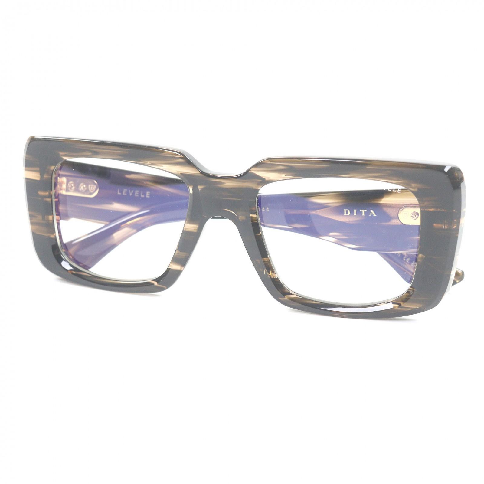 

Pristine DITA Glasses LEVELE Clear brown mens DTX739-A-02AF Used