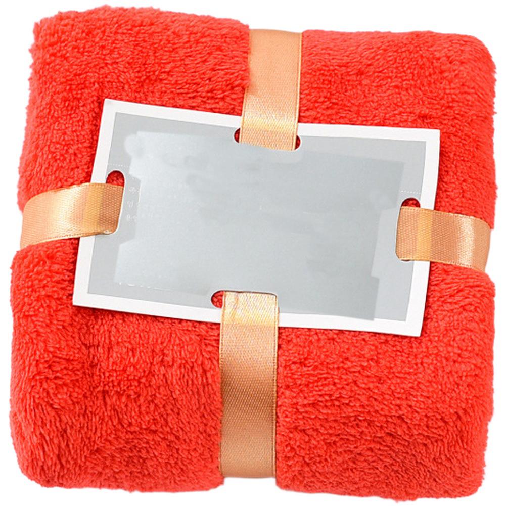 Soft Plush Feel Coral Fleece Towel Excellent Absorbency