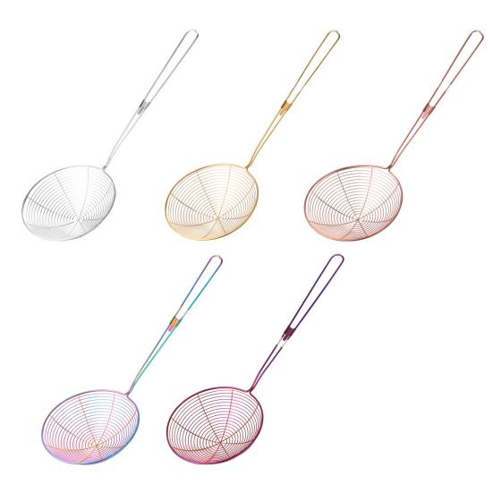 Helpful Kitchen Colander Anti-rust High Temperature Resistant Quick Drainage