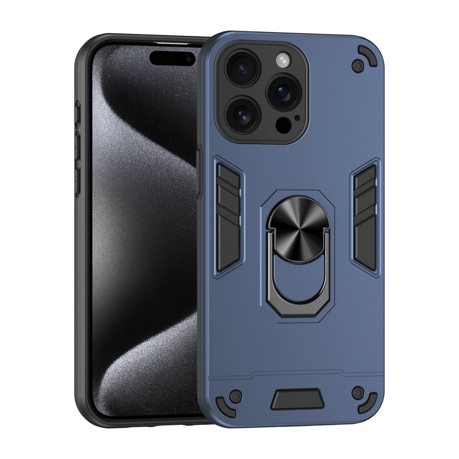 

Cross-border IP16ProMax 360 Warrior Phone Case: Protective Stand Cover for Apple iPhone 16 Plus 12