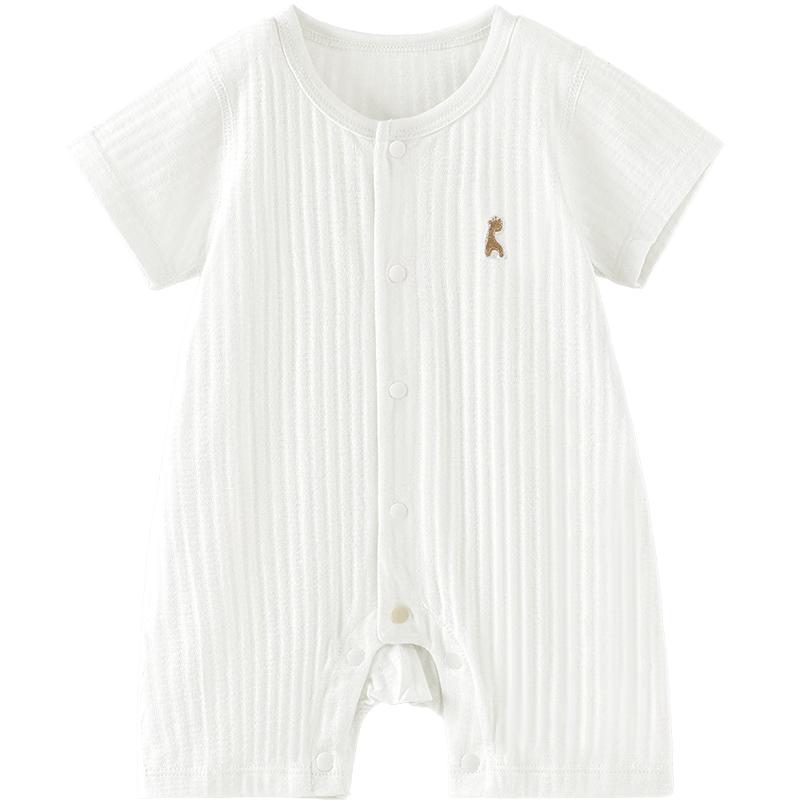 Tongtai Infant Short Sleeve Pure Cotton Summer Romper