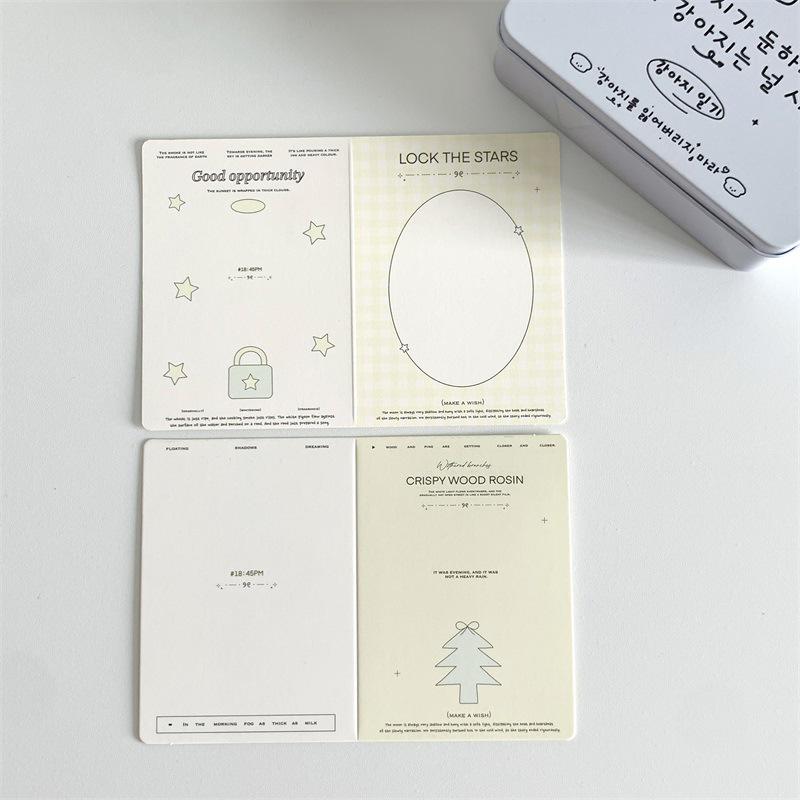 Mini Fold-Over Greeting Card Stock: DIY Message Holder & Decorative Package