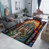 1PC Glass Window Castle Printed Carpet for Living Room Bedroom Bedside Bathroom Floor Mat Area Rugged Sofa Mat Home Decor