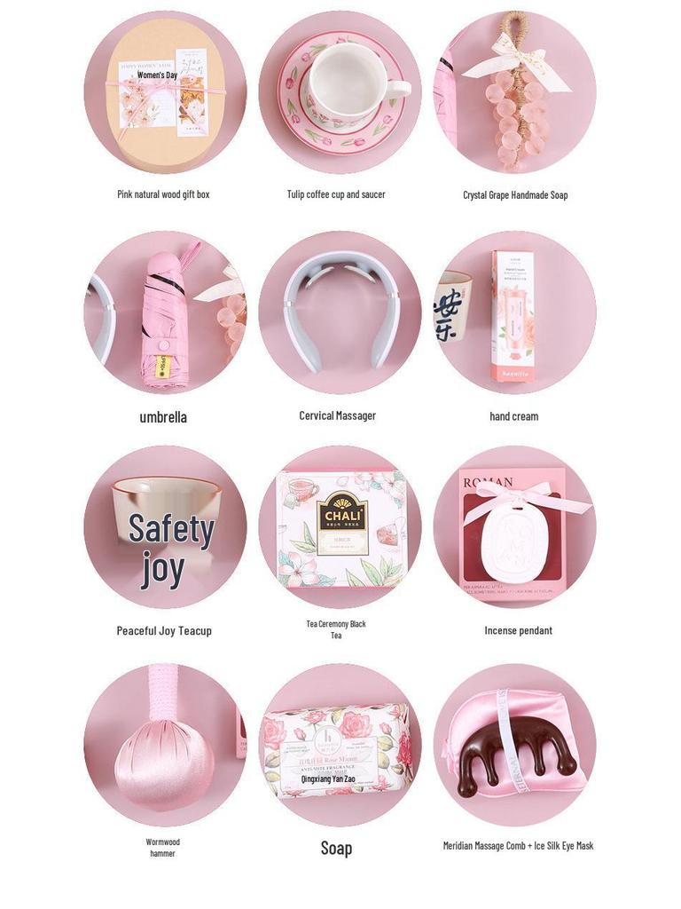 Women's Day Goddess Festival Souvenir Set - Perfect Gift for Employees and Clients