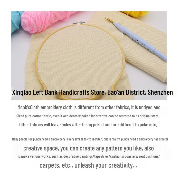 Tufting Gun for DIY Embroidery and Carpet Fabric Crafting 