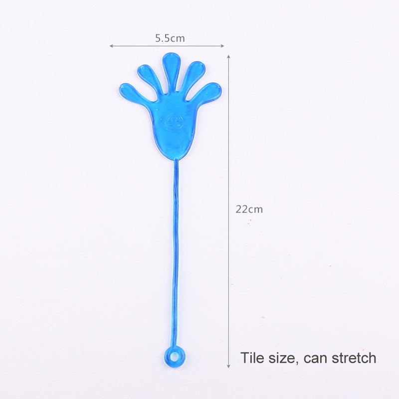 10-50 Pcs Kids Funny Sticky Hands Toy Palm Elastic Sticky Squishy Slap Palm Toy Kids Novelty Gift Party Favors Supplies