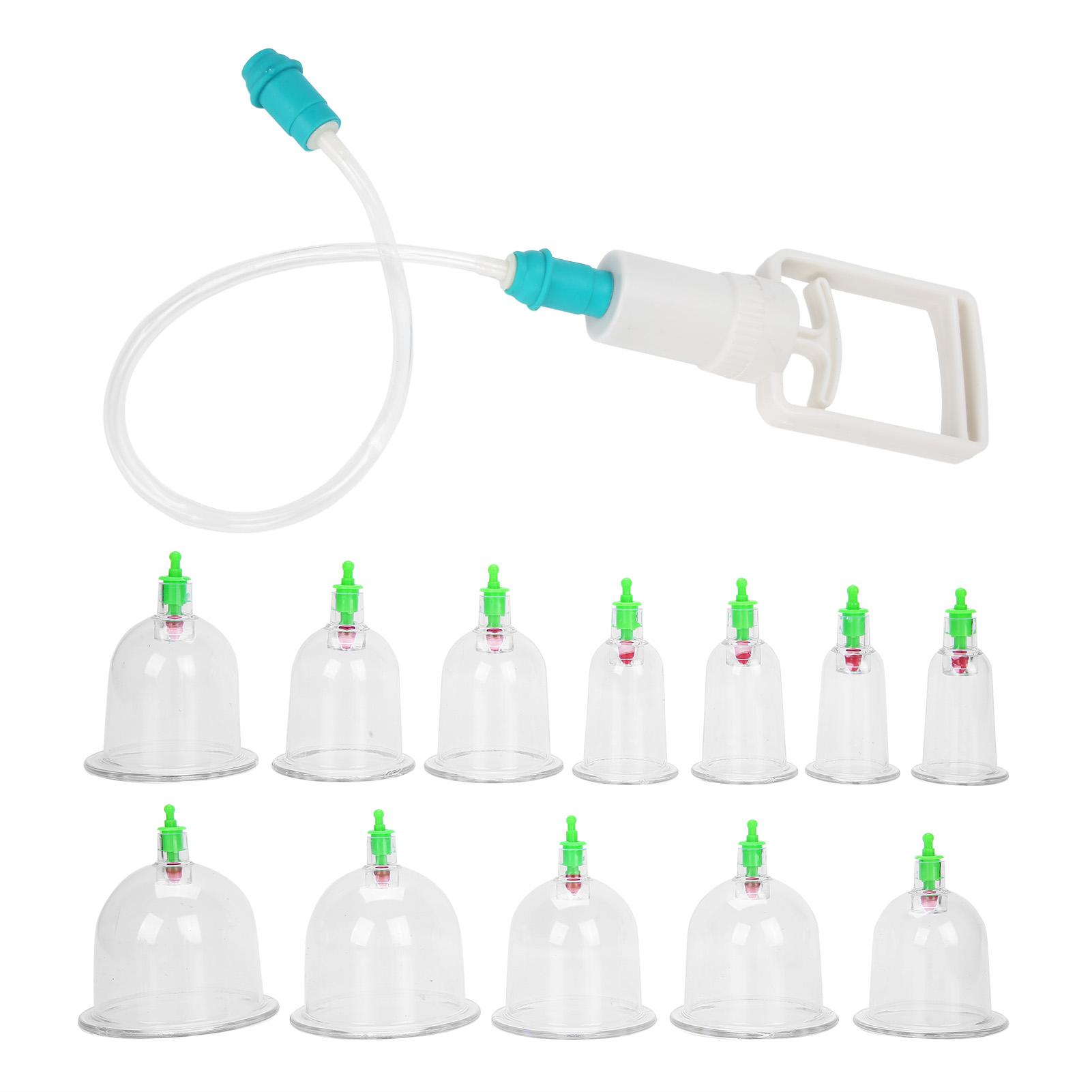 

12 шт. Набор для массажа тела, вакуумных банок, бытовой вакуумный присосок, набор для здорового ухода