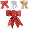 3 Delightful Handmade Ear 15cm Christmas Tree Bows Available In Multiple Elegant Colors Styles And
