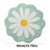 Cute Non Slip Flower Rug Flocking Tufted Daisy Bath Door Mat Washable Absorbent Baby Crawling Carpet Bedroom Living Room