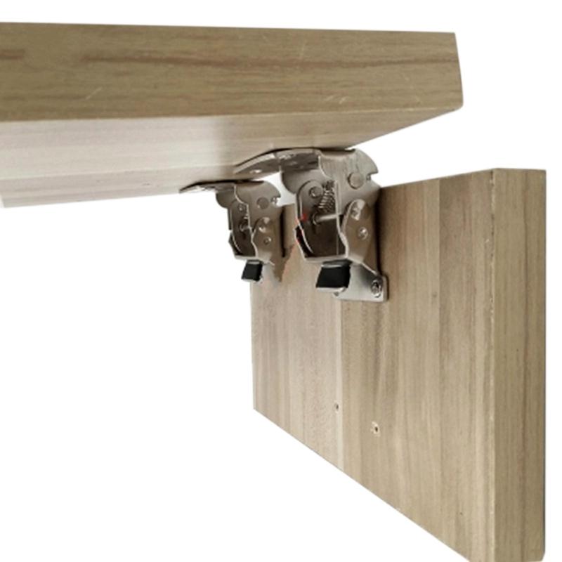 90 Degrees Collapsible Support Frame Self-Locking Hinge Table Leg Fittings