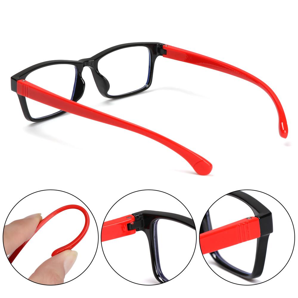 Baby Fashion Anti-blue Light Glasses for Children Soft Frame Goggle Plain Silicone Glasses Kids Eyewear
