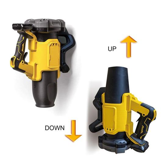 Yousheng Laubbläserhalter Wandmontage Schwerlast Metall Laubbläseraufhänger Garagenorganizer Laubbläserregal für DCBL722 Modelle