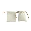 2‑Pack Cotton Linen Jewelry Storage Drawstring Pouch, Small Sundries Organizer Bag