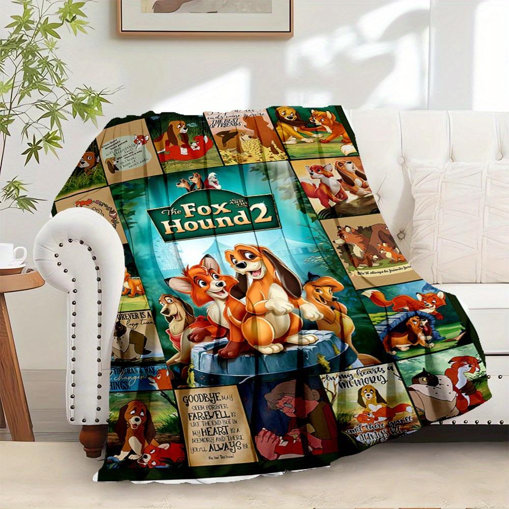 1pc flannel fox and the hound 2 movie poster bedding 75x90cm