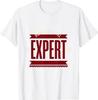 Patience Level Expert Funny Graphic Design T-Shirt