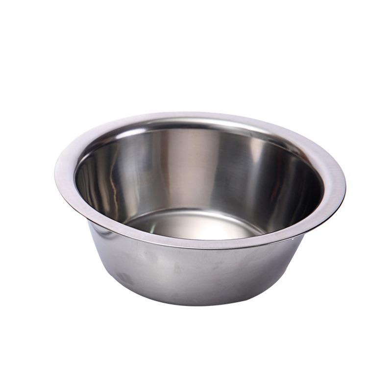 Pet Stainless Steel Hanging Dog Bowl - Suitable for Hanging Dog Cage Feeding Dish. Single Hanging Dog Cage Pet Bowl.