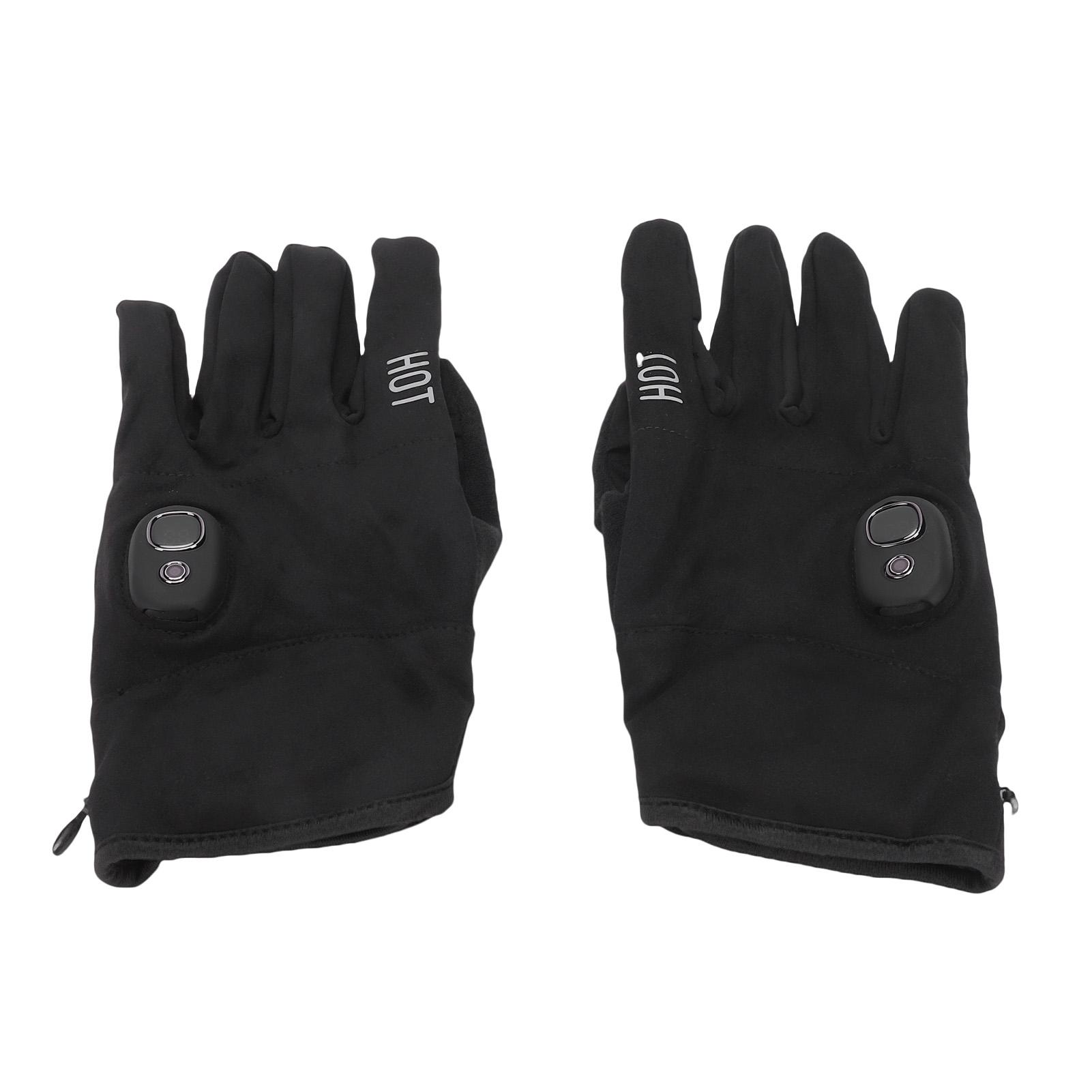 Electric Heated Winter Gloves USB Charging Heated Riding Motorcycle Gloves for Outdoors Cycling