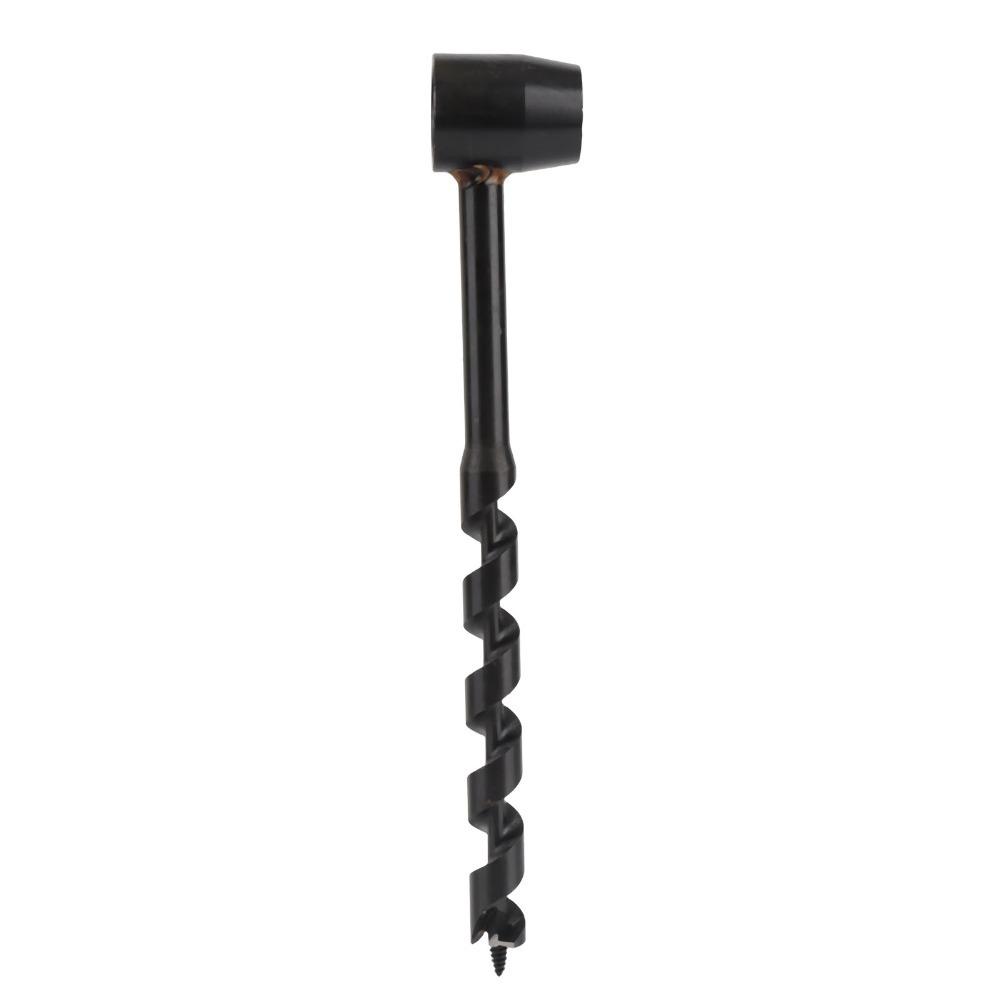 High Hardness Hand Auger Drill Black Color Wood Auger Drill Bit For Woodworking