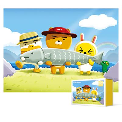 800 parçalık yapboz / Kakao Friends City Fisherman (mini) 800 parçalı karakter animasyonu, popüler Kore bulmacası