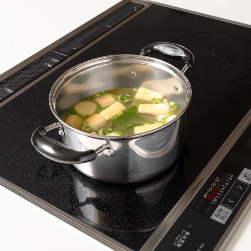 Bestco 18cm Casserole Pot, Stainless Steel, Induction and Gas Compatible, NQ-0205, Edel