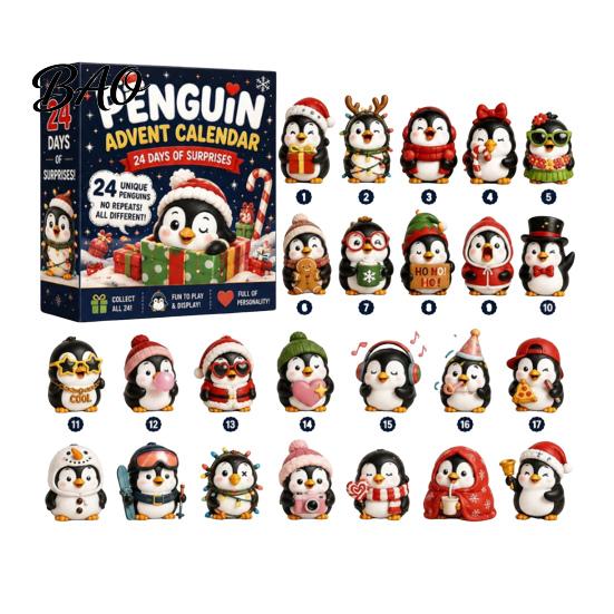 Weihnachtsgeschenk für Freunde Familie 2026 Meeresbewohner Adventskalender, 24-teiliges Acryl-Schmuckset mit festlicher Dekoration für Zuhause Meerestierfiguren,