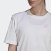 Adidas Sportswear Stella McCartney Letter Pattern Round Neck Pullover Short Sleeve T-Shirt Women T-Shirt White GL5268
