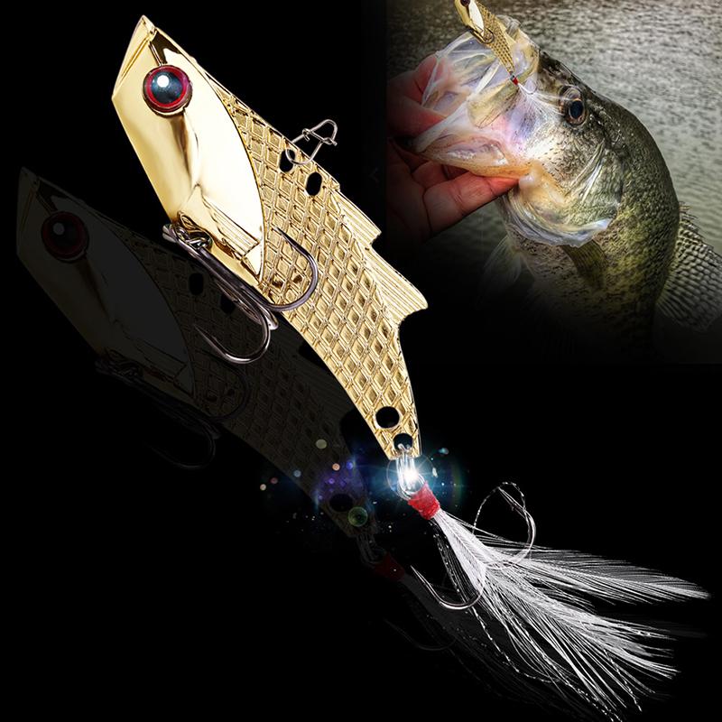 Angelköder 3D Augen Metall Angelköder Haken Spinner Angelköder Barsch Crankbaits Zubehör Haken