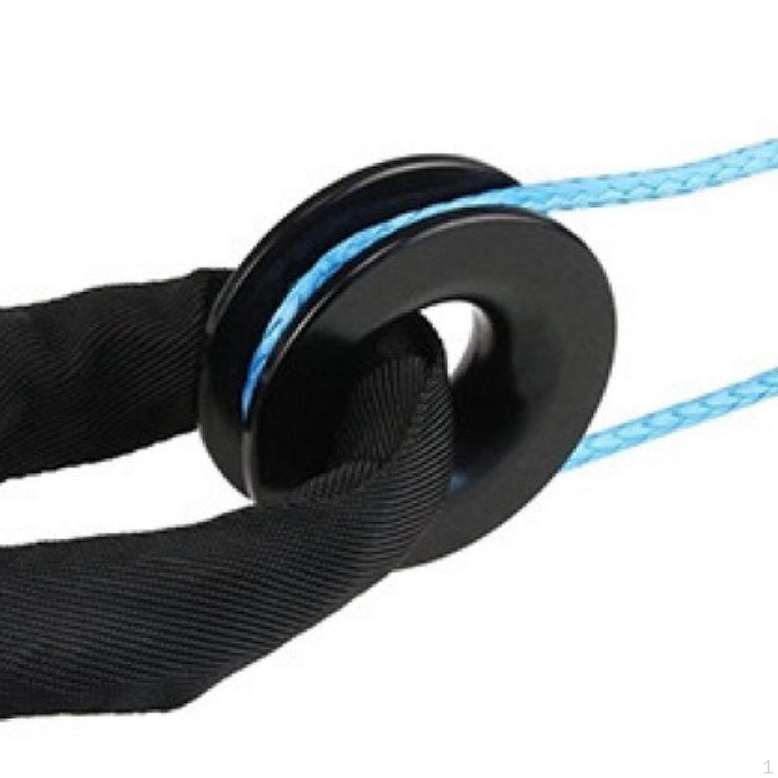 

Recovery 1/2 7/16 Soft Shackle Sturdy Easy Use Heavy Duty Winch Accessories Aluminum Alloy for чорний