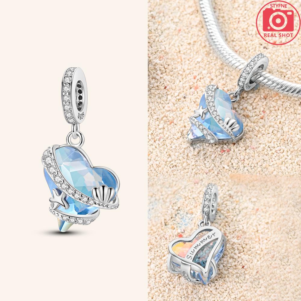 Original Copper Dragon Firefly Butterfly Puppy Heart Plane Travel Charms Beads Fit Bracelet Zircon For Women Gift