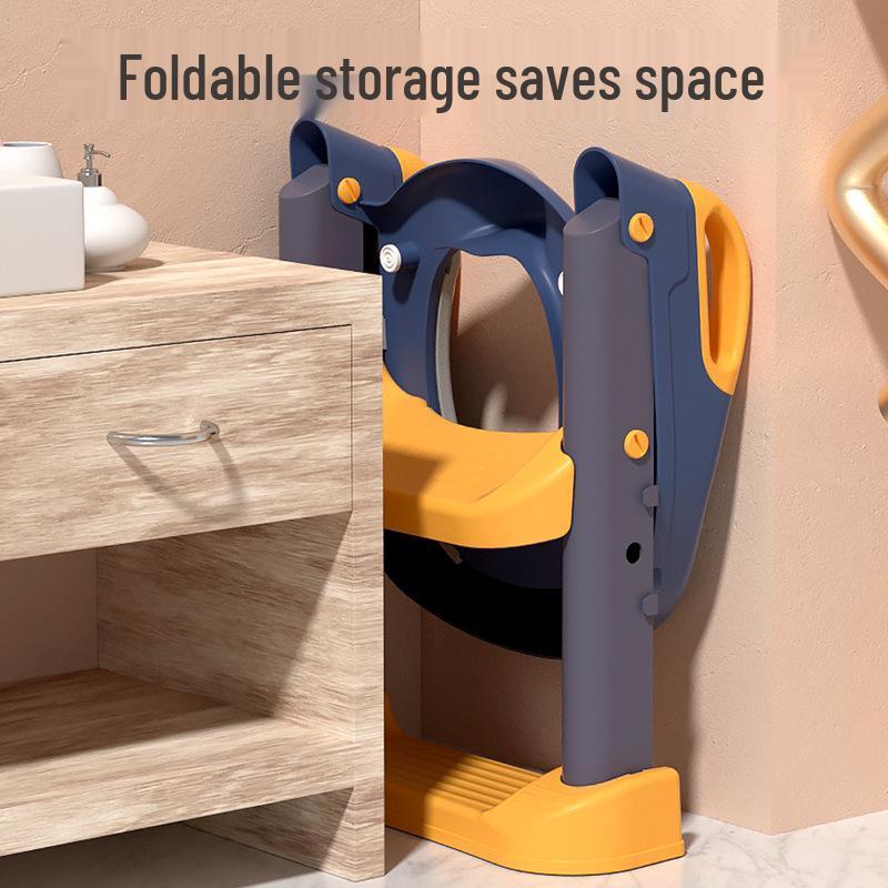 Foldable Children's Potty Ladder & Toilet Seat