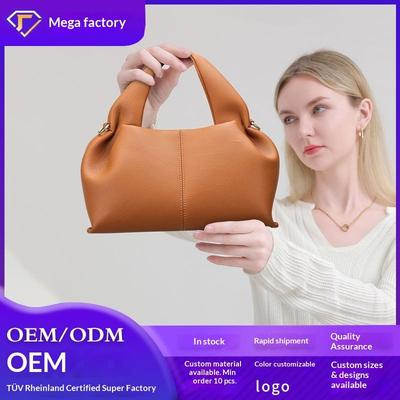 Maßgeschneiderte Wolken-Tasche, Modische Weiche Leder-Handtasche, Einfache und Vielseitige Tasche für den Weg zur Arbeit, Hochwertiges Gefühl für Damen, Große Umhängetasche