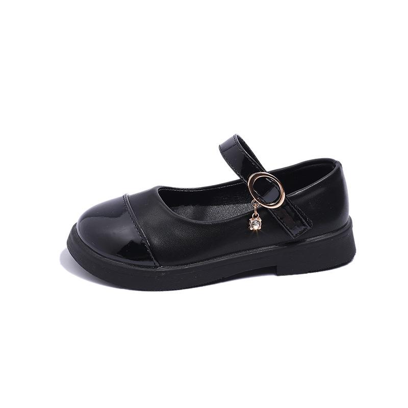 Children Leather Shoes Girl Comfortable Black Flats Kid's Campus Beige School Shoes Casual Shoes Kids Size 23 To 36