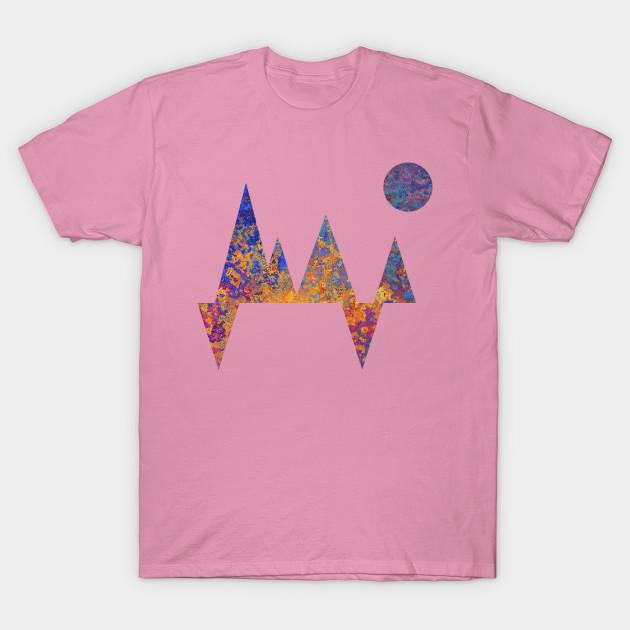 T-Shirt Damen Abstraktes Design Harajuku Print Kawaii T-Shirt Sommer Kurzarm Damen T-Shirt Top Tee