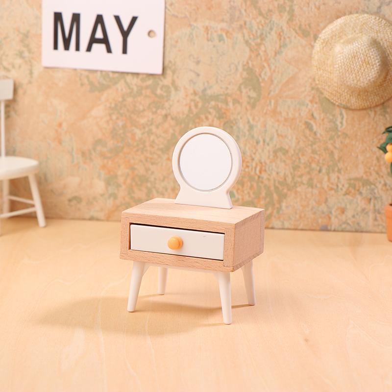 1 Bucată 1/12 Păpușă Miniatură Accesorii Mobilier Simulare Model Dormitor Dulap din Lemn Decor DIY