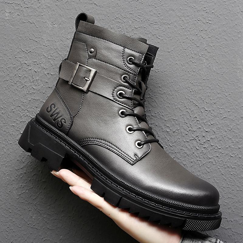 Модные зимние мужские ботинки — фото 5