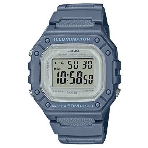 

Часы CASIO W-218HC, доступны в приглушенных, дымчатых и тонких цветах. Тонкий, легкий, водонепроницаемый, квадратный цифровой дисплей. Подходит для мужчин, женщин, а