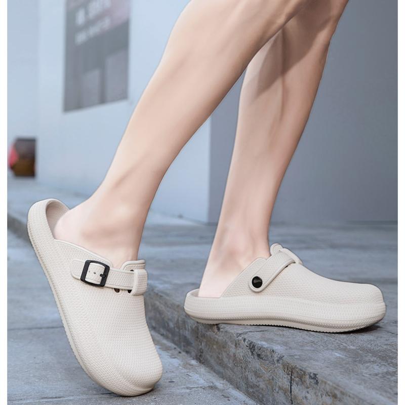 Thick Bottom Anti-Slip Odor Control Waterproof Slip-On Couples Outdoor Wearable Slippers Adult Leisure Sandals