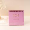 Portable 2027 Desktop Desk Calendar Standing Flip Calendar Academic Planner  Office Supply