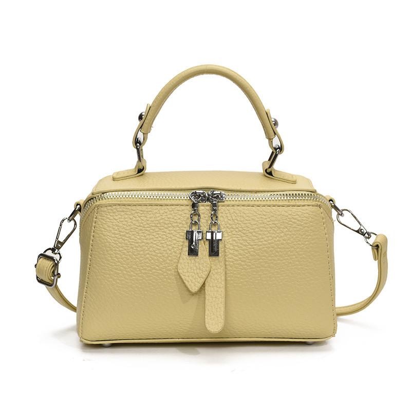 IELGY Handbag Fashion One-Shoulder Messenger Large Capacity Boston Pillow Bag